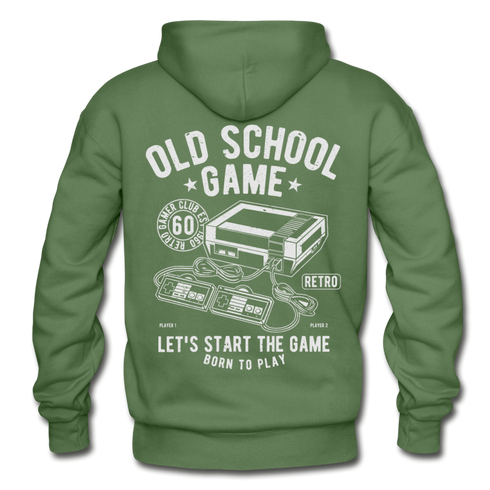 Born to Play Retrogamer Heavy Blend Hoodie